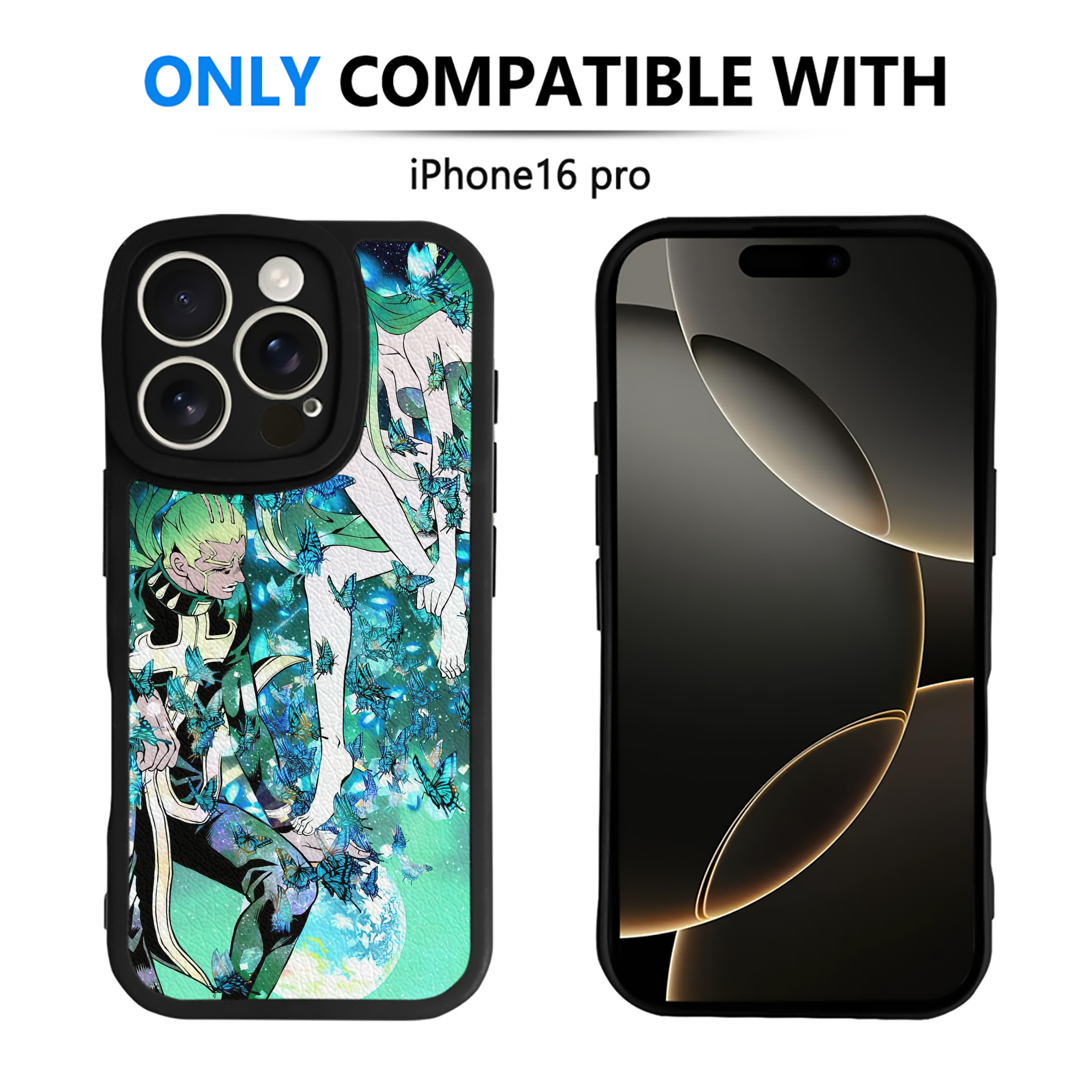 （画像用） ジョジョの奇妙な冒険 JoJo's Bizarre Adventure 【iPhone 16シリーズ対応】シリコンスマホケース（レザー調） 材質：シリコン